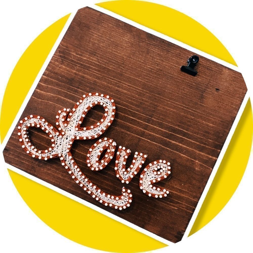 3 FOR $20▪  Hand Made Love Hanging Photo Frame